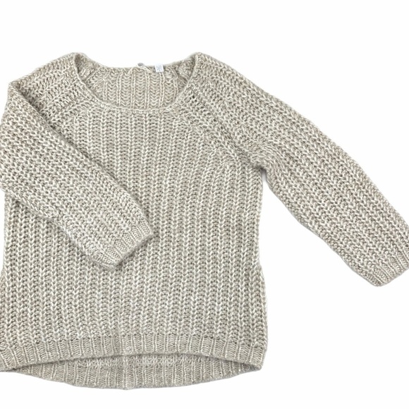 Anthropologie open knit Sweater Sunstitch S Sequin Pullover Open Knit - Picture 9 of 11